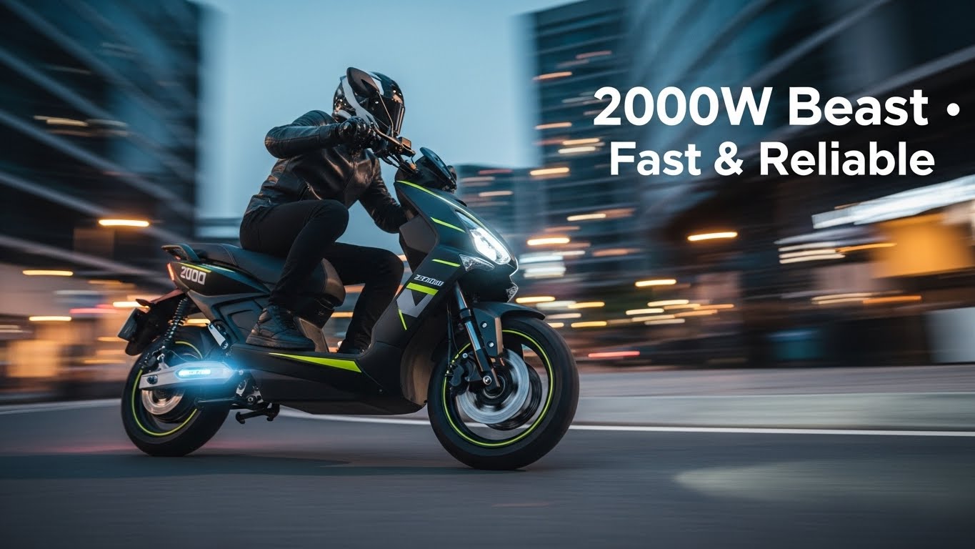 Fast and Reliable Electric Scooter 2000W ZF70E2000 Specs