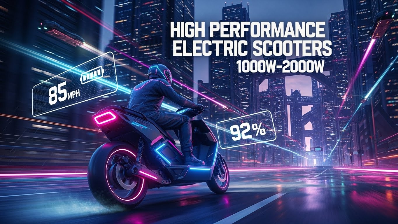 1000W vs 1500W vs 2000W Electric Scooters Comparison