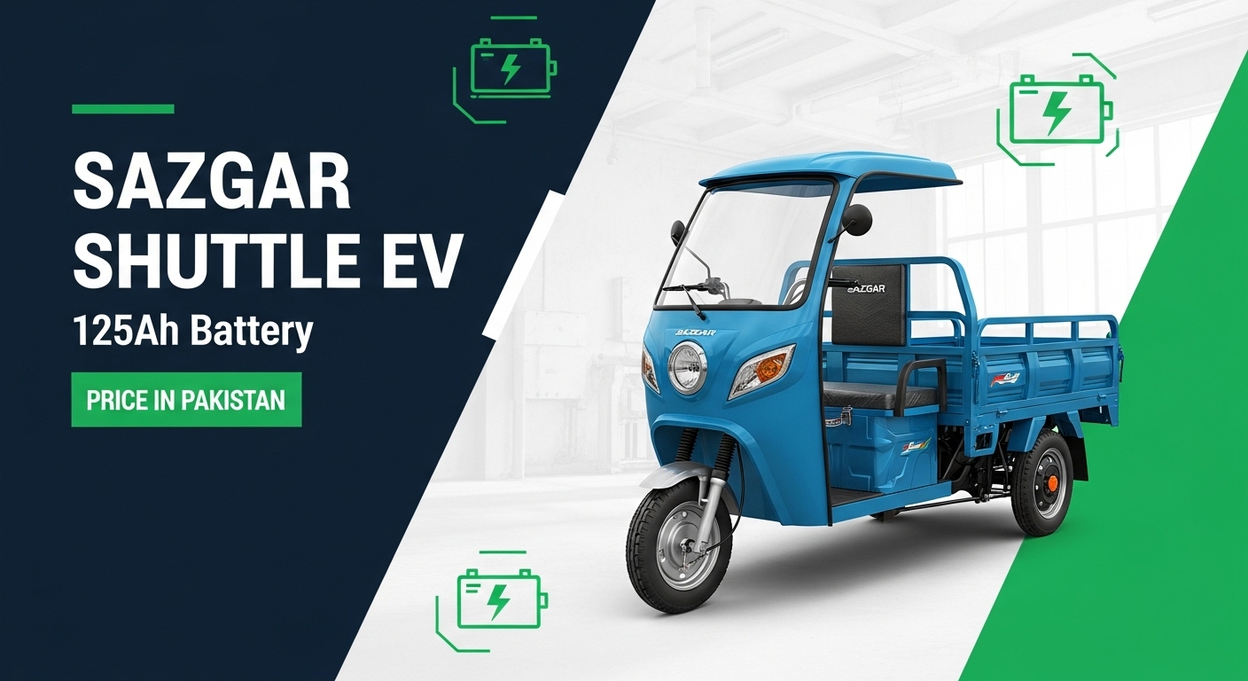 Sazgar Shuttle Ev 125ah Price Pakistan