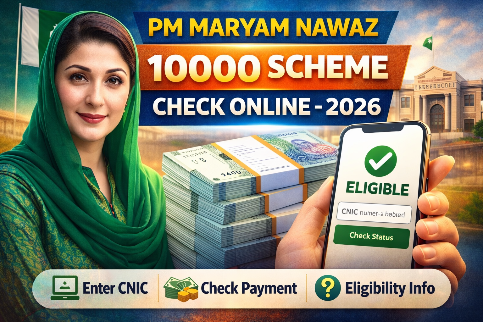 PM Maryam Nawaz 10000 Scheme Check Online - 2026