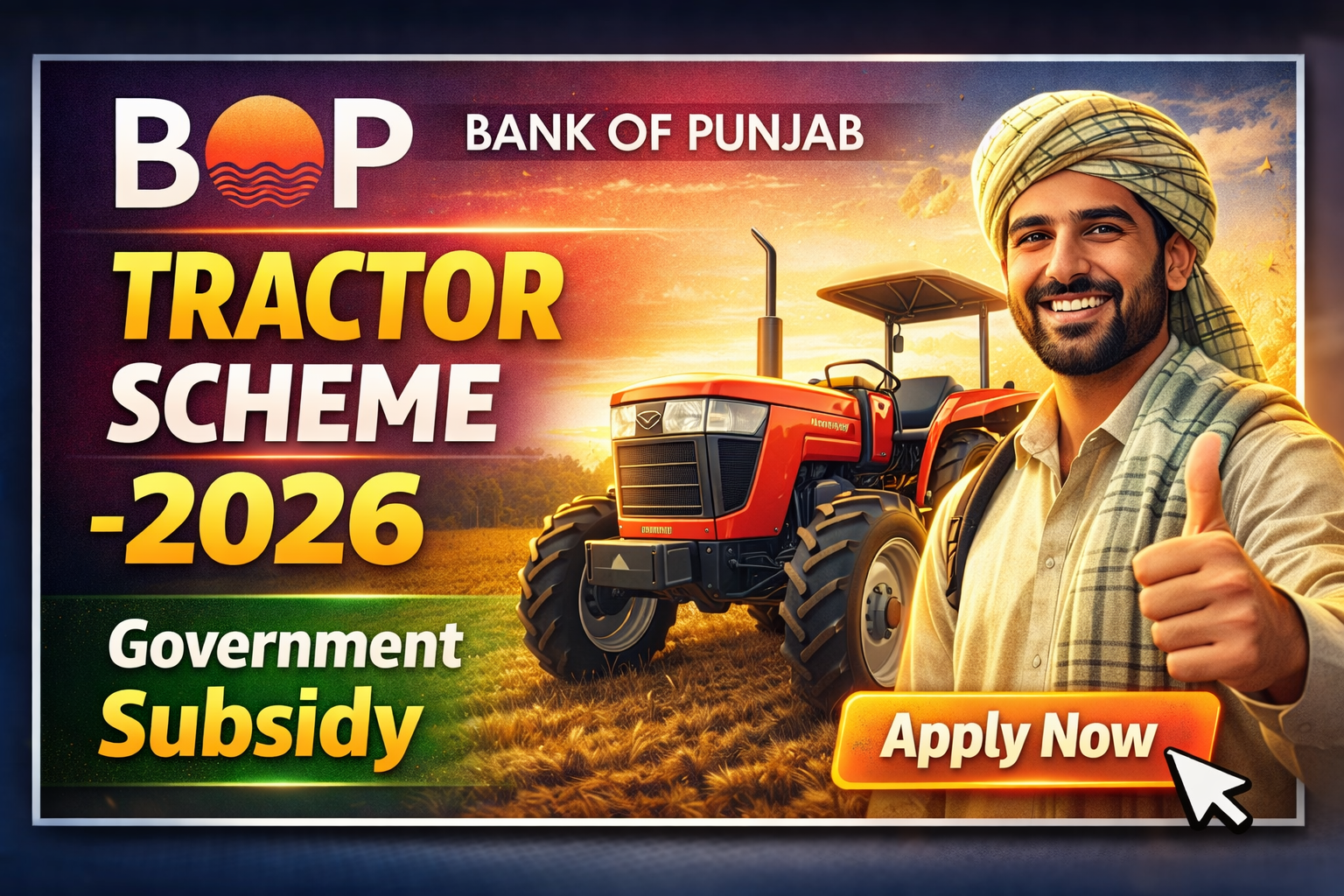 Bank of Punjab Tractor Scheme -2026