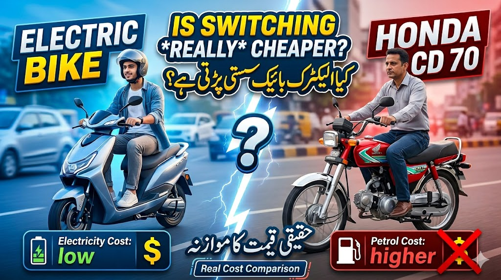 Is Switching to an Electric Bike Really Cheaper Than Honda CD 70?