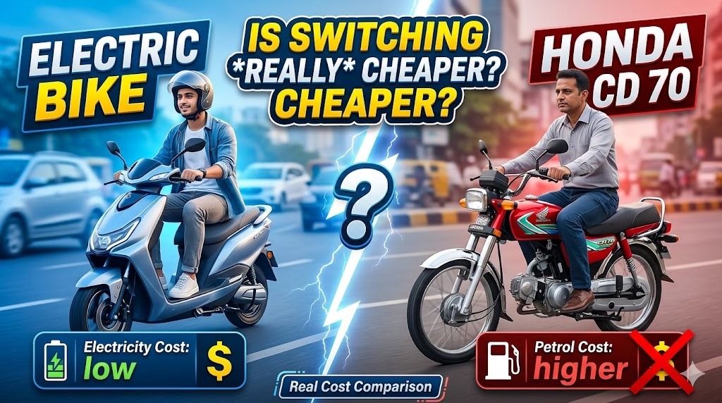 Is Switching to an Electric Bike Really Cheaper Than Honda CD 70?