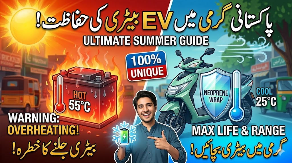 How to Maintain EV Bike Battery Life in Pakistani Summer